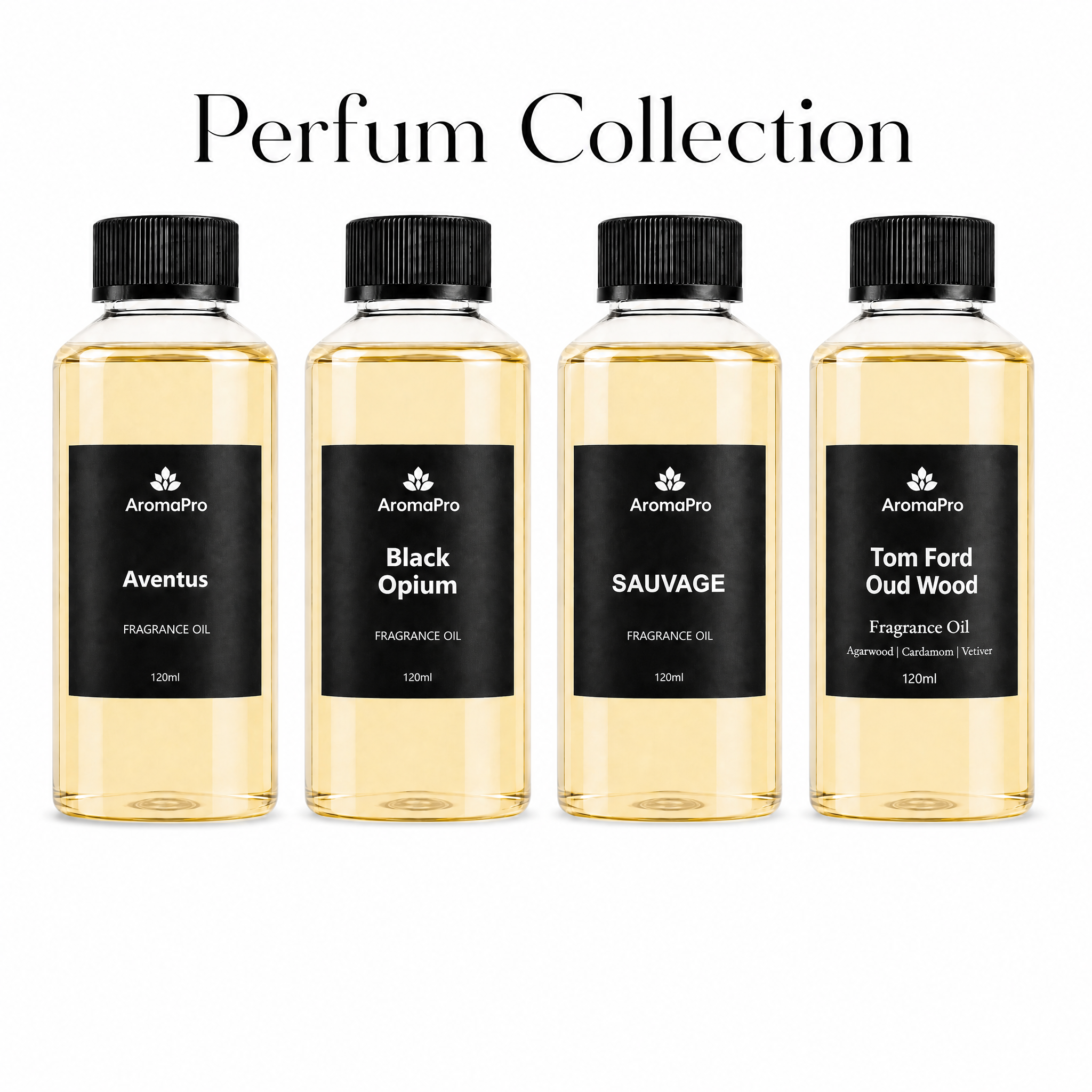 AromaPro Praga fragrance oil featuring orange, mint, and musk, presented in a bright and uplifting composition for an energizing effect.