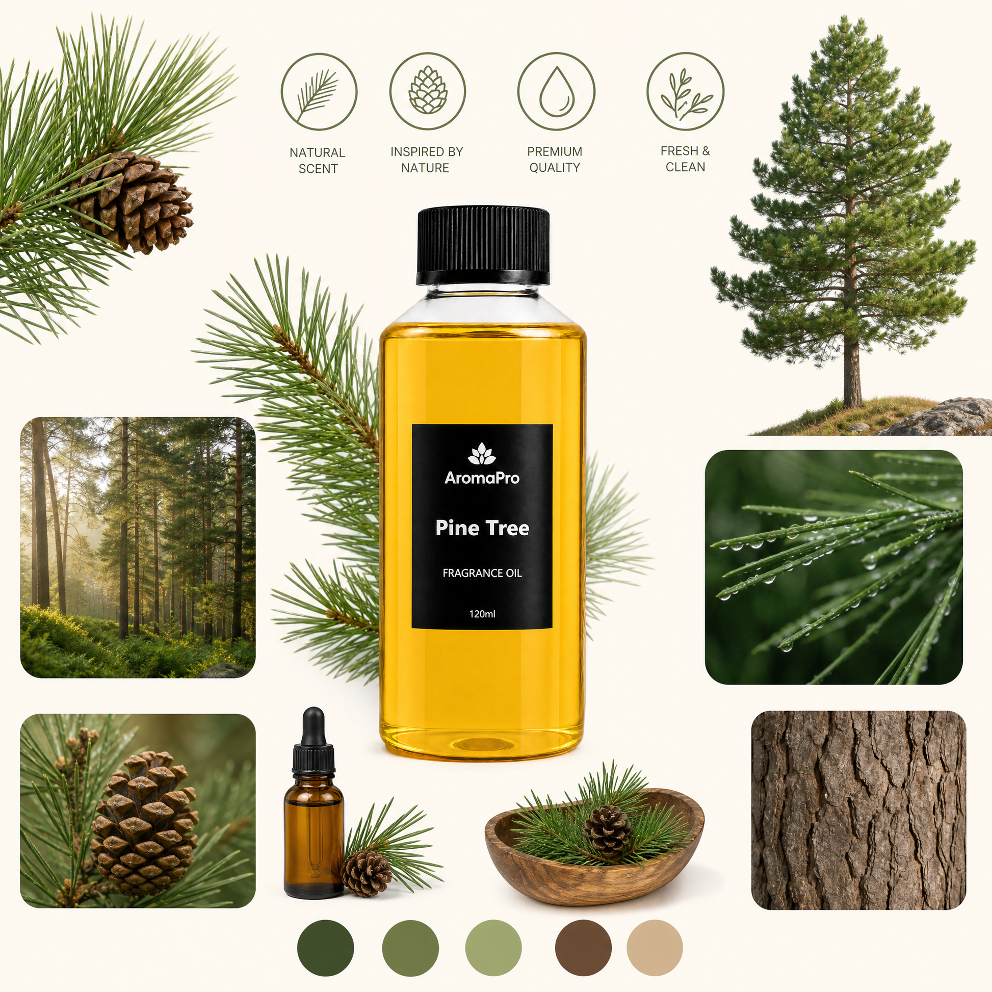 Pine Tree Scented Oil Premium Aroma