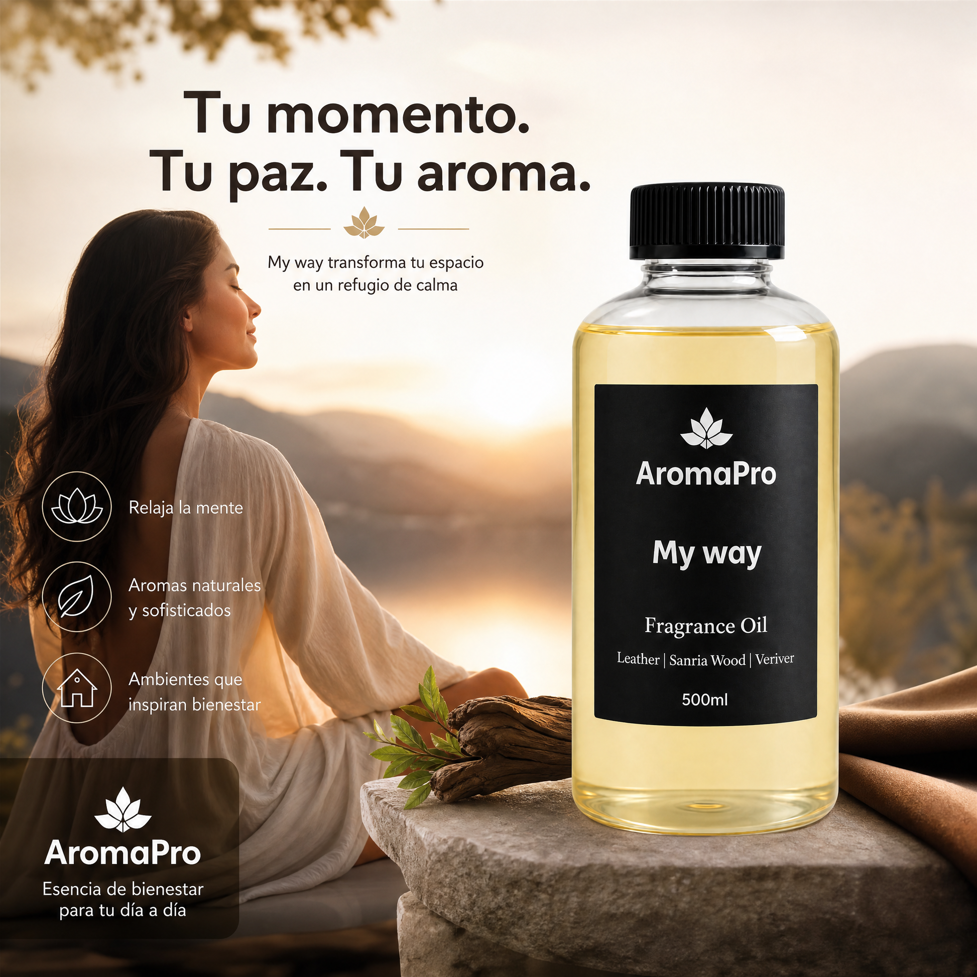 AromaPro Luxury Trio – Edición Limitada  2 Difusores + 500ml