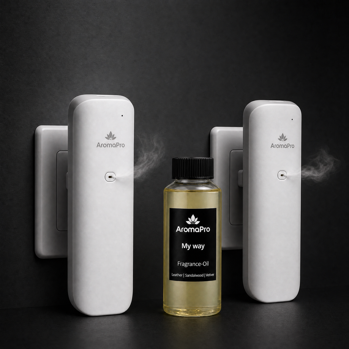 AromaPro Luxury Trio – Edición Limitada  2 Difusores + 500ml